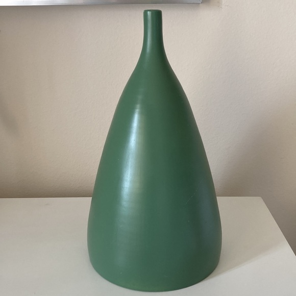 Jose Sosa Vintage 2003 Pottery Vase  Chulucanas PERU sea green serene earthy - Picture 5 of 15